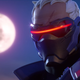Soldier 76 from Overwatch.